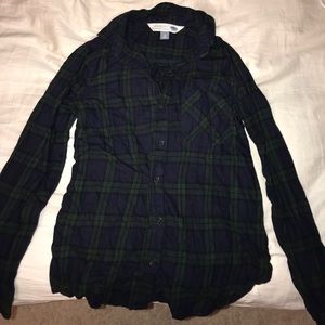 Old Navy plaid long sleeve shirt